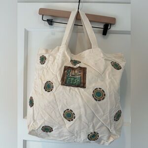 Blue Fish Cotton Tote
